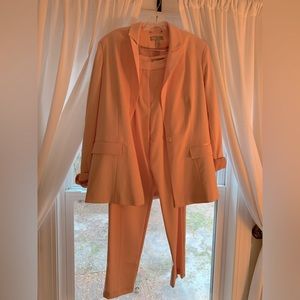 Blush pink blazer 2 piece suit